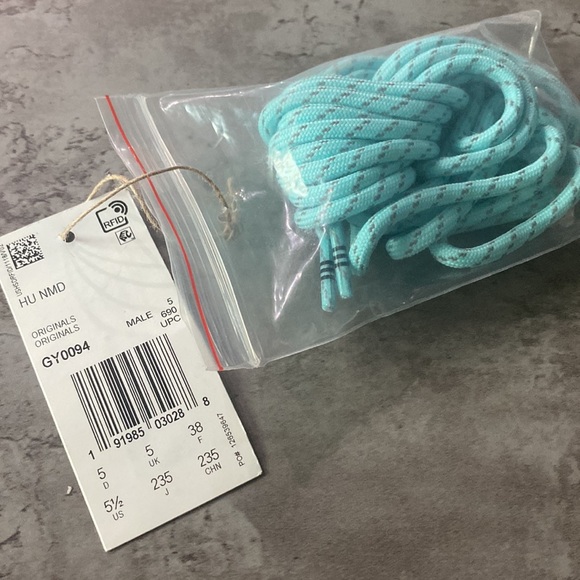 Pharrell X NMD Human Race “Aqua”ADIDAS boys size 5.5  woman’s size 7 - Picture 7 of 10